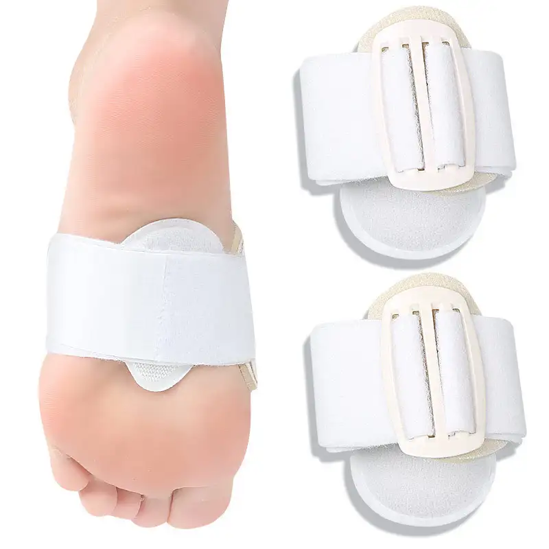 Men and women Foot arch support shock absorption slow pressure latex foot center pad flat foot correction thumb valgus arch pad 1
