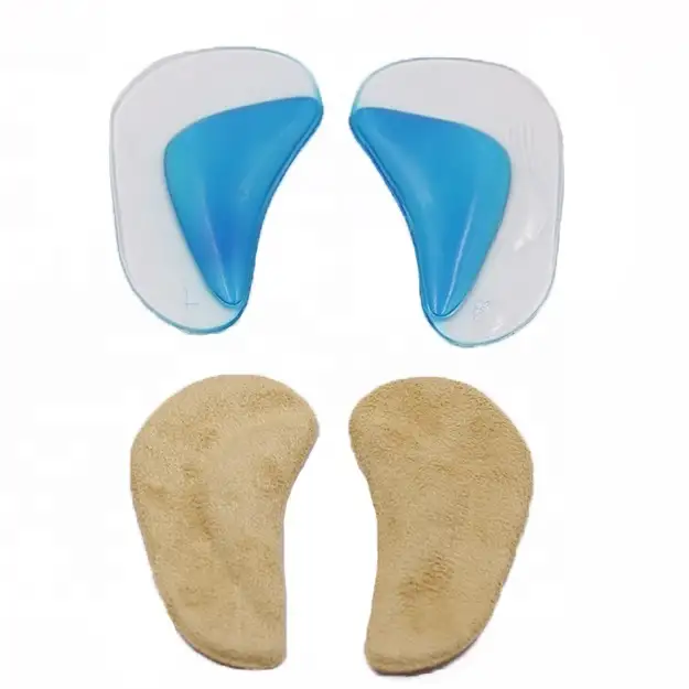 Pu Gel Arch Support Flat Feet Plantar Fasciitis Insoles Shoe Insert 1