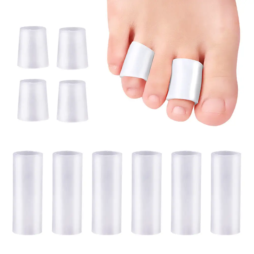 Silicone Stretched Cuttable Tube Moisturizing Protector Toe Cap Sleeves, Finger Protectors 1