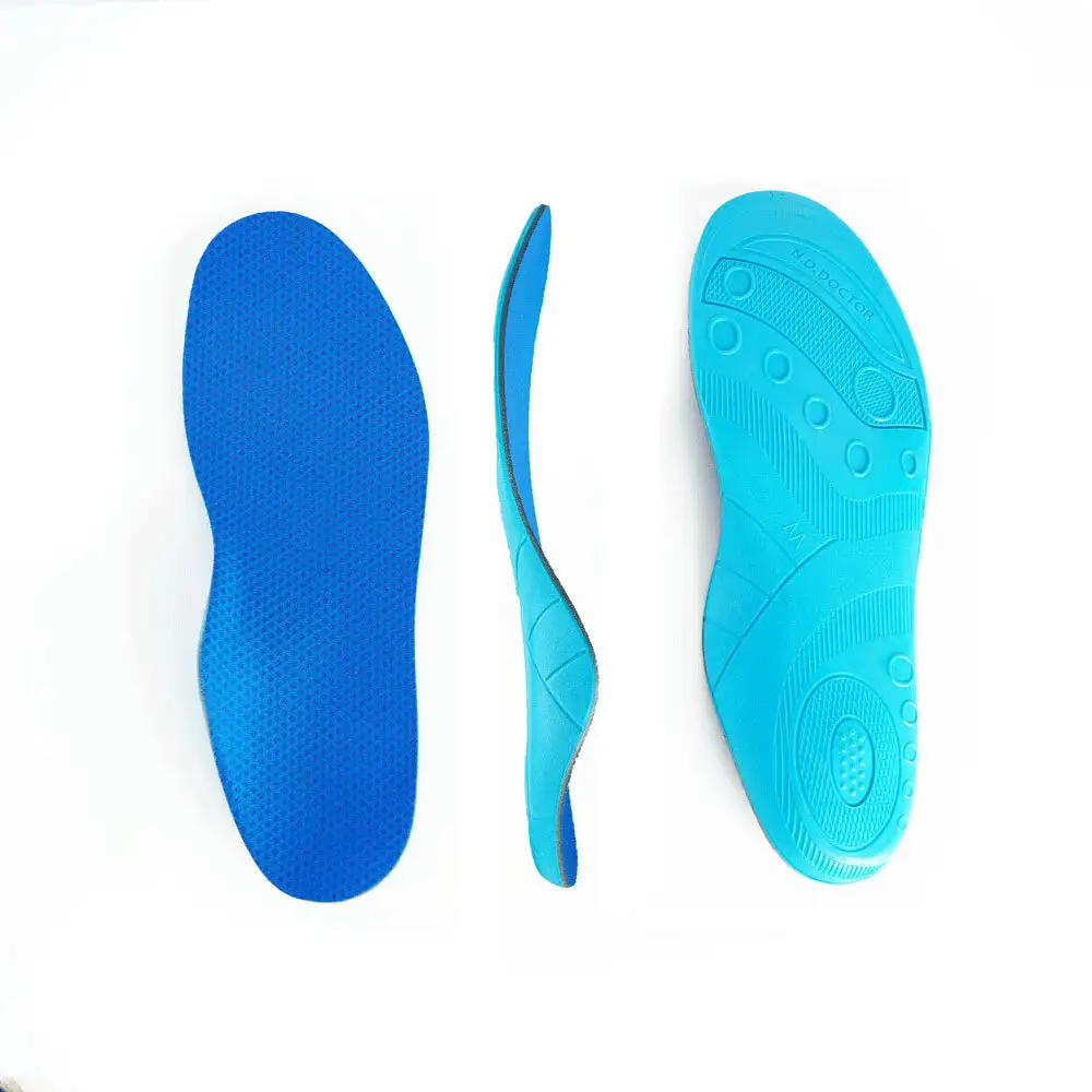 S-King Man And Women Sport Insole PU Orthotic Arch Support Sport Insole For Flat Feet Soft Comfort Insoles 1