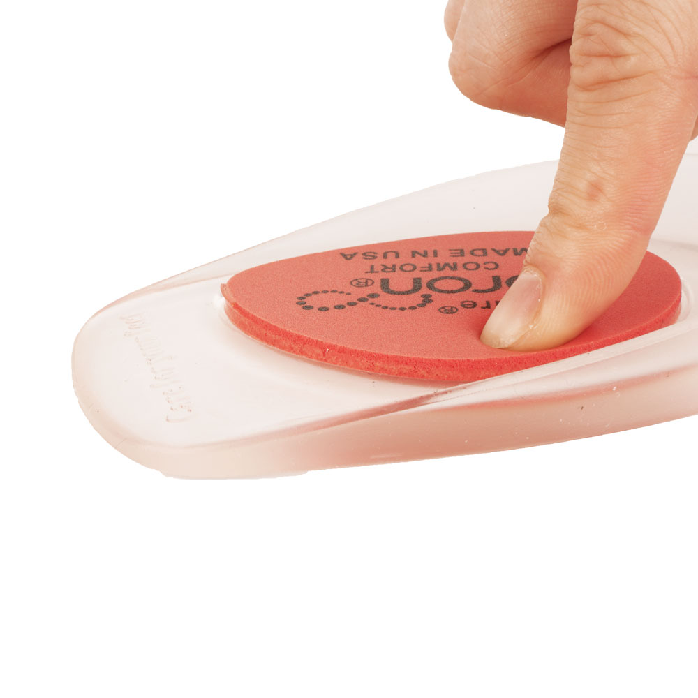 S-King Man And Women PU PORON Heel Pads heel cushion Insoles For Heel Lift Snugs Pain Cups 4