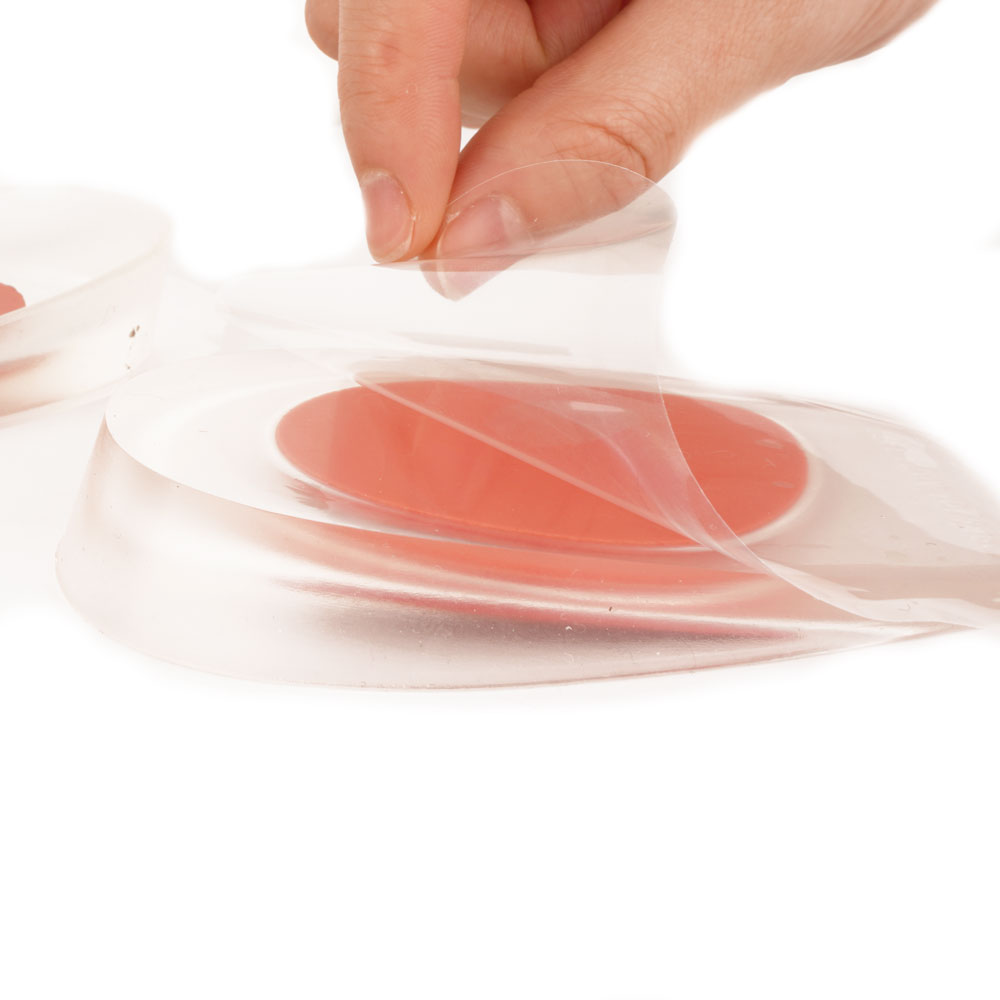 S-King Man And Women PU PORON Heel Pads heel cushion Insoles For Heel Lift Snugs Pain Cups 6