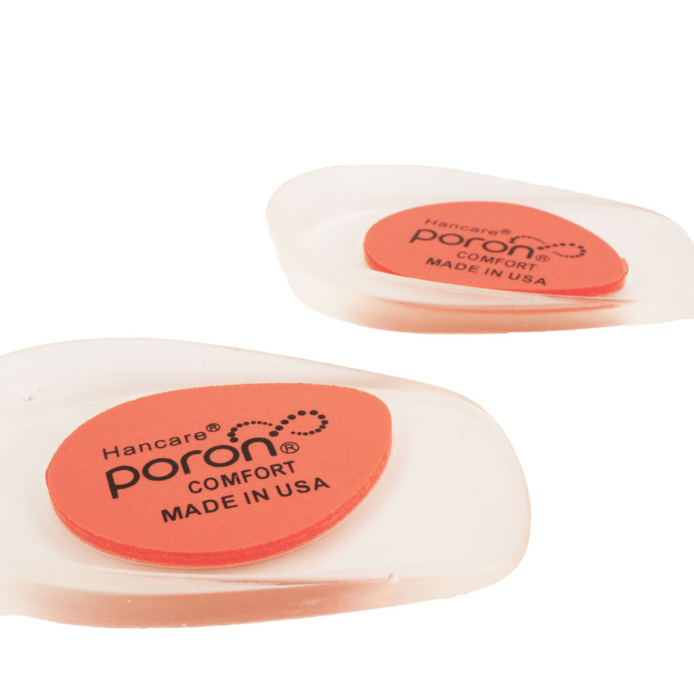 S-King Man And Women PU PORON Heel Pads heel cushion Insoles For Heel Lift Snugs Pain Cups 3