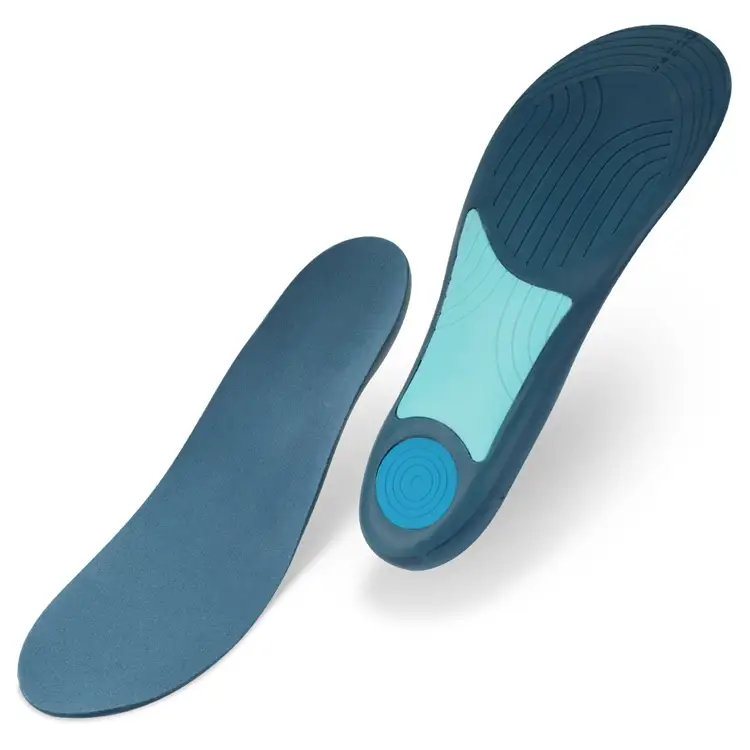 S-King Plantar Fasciitis Orthotics PU Comfort Insoles, Cushioned Arch Support, Heel Cushioning, Shock Absorption, Foot Pain Relief Professional insole supplier 1
