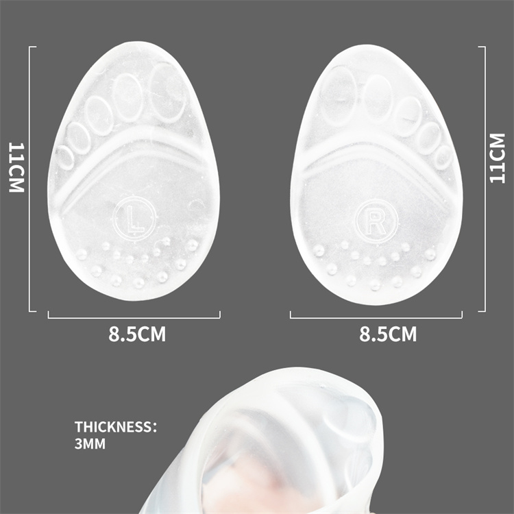 Wholesale Soft and Comfortable Heel Pads Cushion Shock Heel Cushion Gel Heel Cups 8