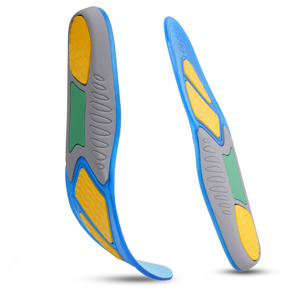 Comfortable Arch Support Flat Foot Orthopedic Insoles Pu Gel Cushioning Sports Orthotic Shoe Insole 1