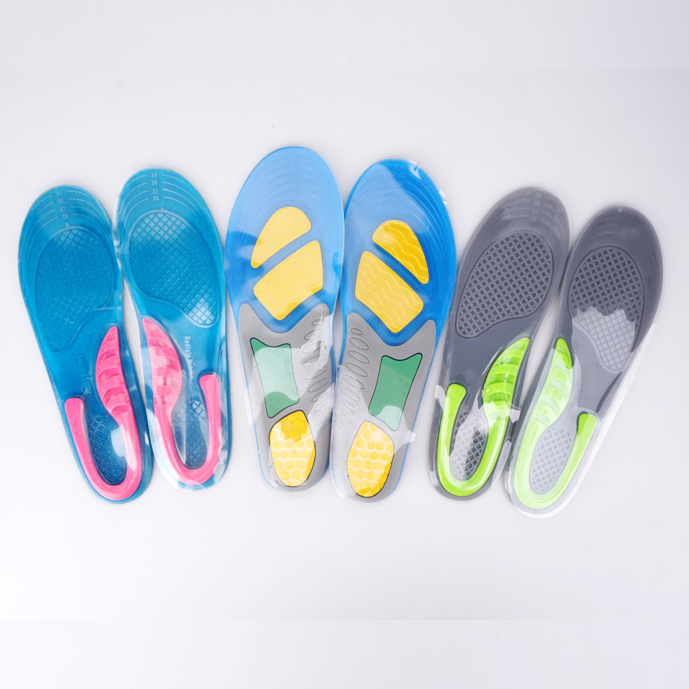 Comfortable Arch Support Flat Foot Orthopedic Insoles Pu Gel Cushioning Sports Orthotic Shoe Insole 5