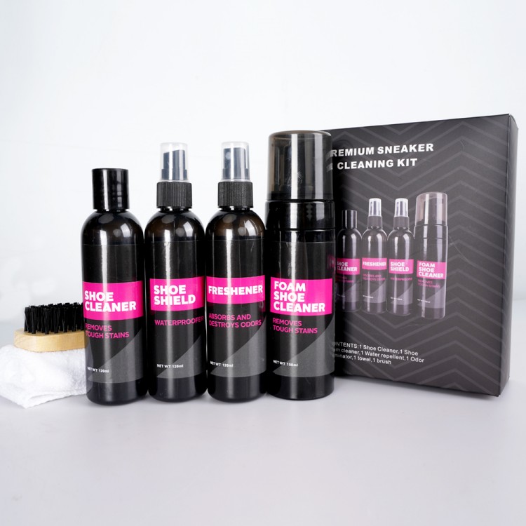 Wholesale Custom Leather Shoe Care Cream Leather Maintenance Care Oil Set Leather Shoe Cleaner 3