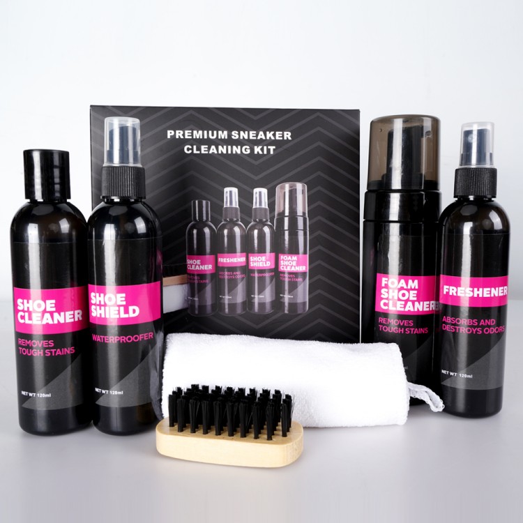 Wholesale Custom Leather Shoe Care Cream Leather Maintenance Care Oil Set Leather Shoe Cleaner 4