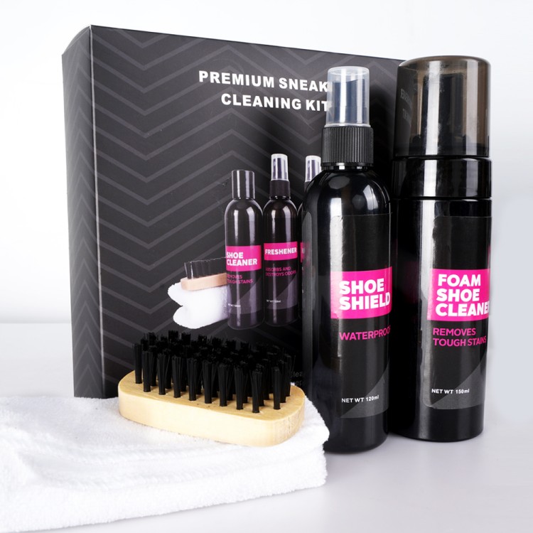 Wholesale Custom Leather Shoe Care Cream Leather Maintenance Care Oil Set Leather Shoe Cleaner 6