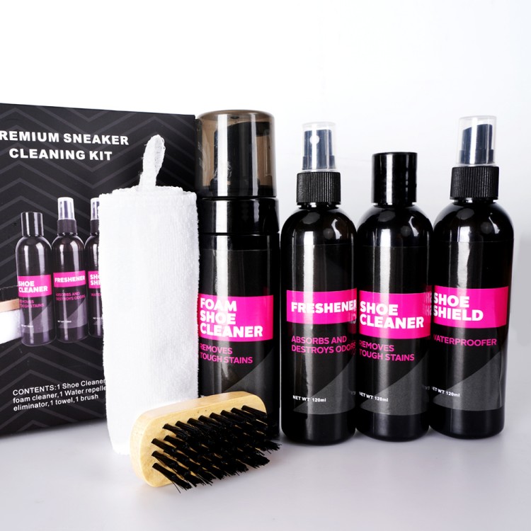 Wholesale Custom Leather Shoe Care Cream Leather Maintenance Care Oil Set Leather Shoe Cleaner 5