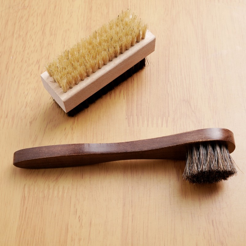 S-King Custom Handheld Wooden Handle Boot Shoe Washing Polish Shoe Shine Brush 5