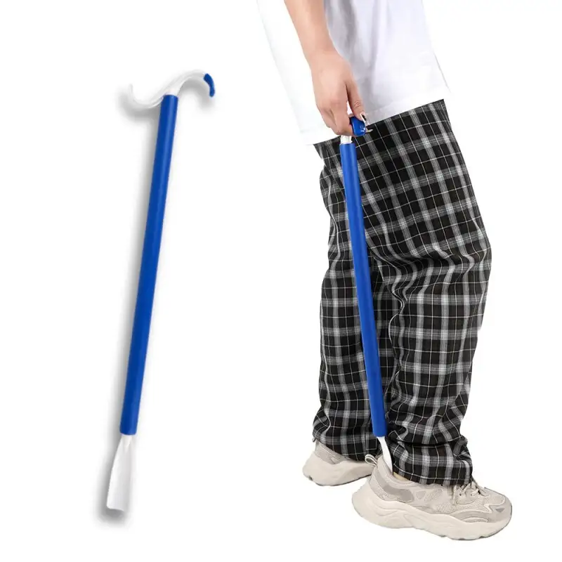 Custom Designer Dressing Stick Aid PP+Sponge Household Shoe Horn Shoe Lifting Helper 1