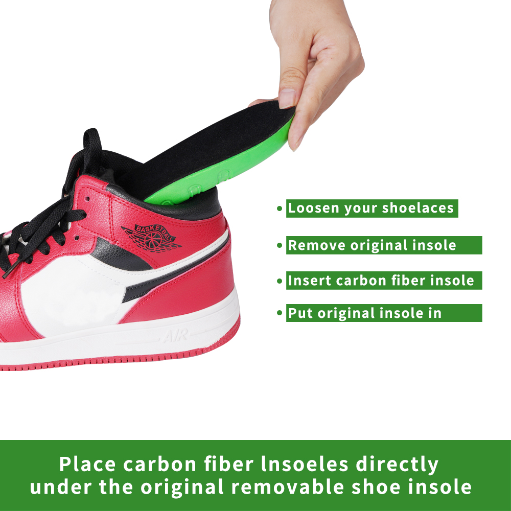 Sports insoles high elastic can be customized Carbon Fibre Insoles brazing insoles 3