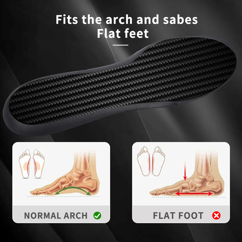 S-King Carbon Fiber Performance Insoles Pu Adjustment Foot Sport Full Length Orthopedic Insoles 7