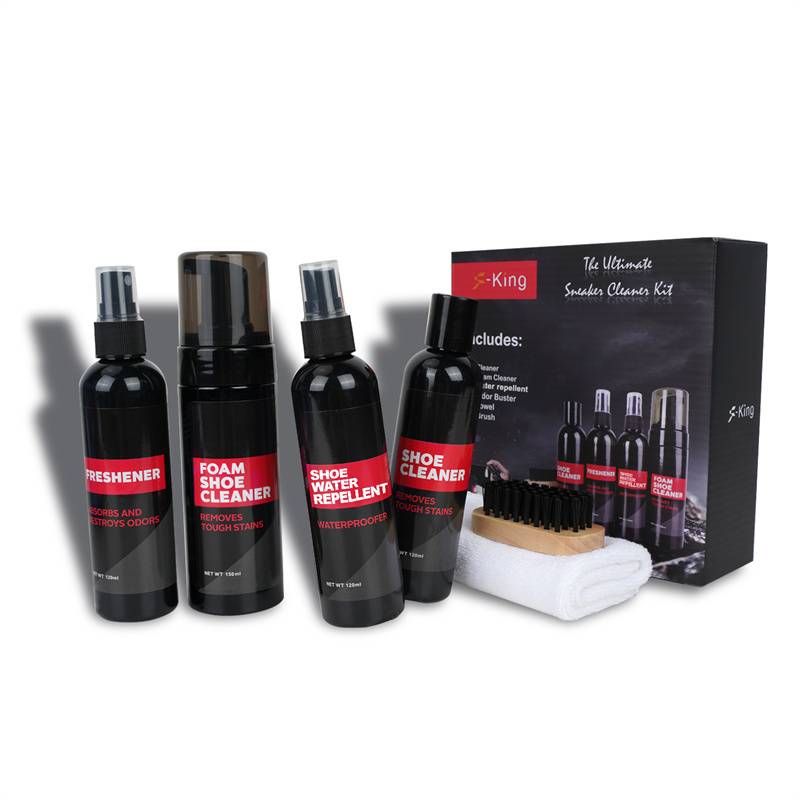 Factory Custom Eco Friendly Natural Premium shoe cleaning kit with brush sneaker cleaning 2