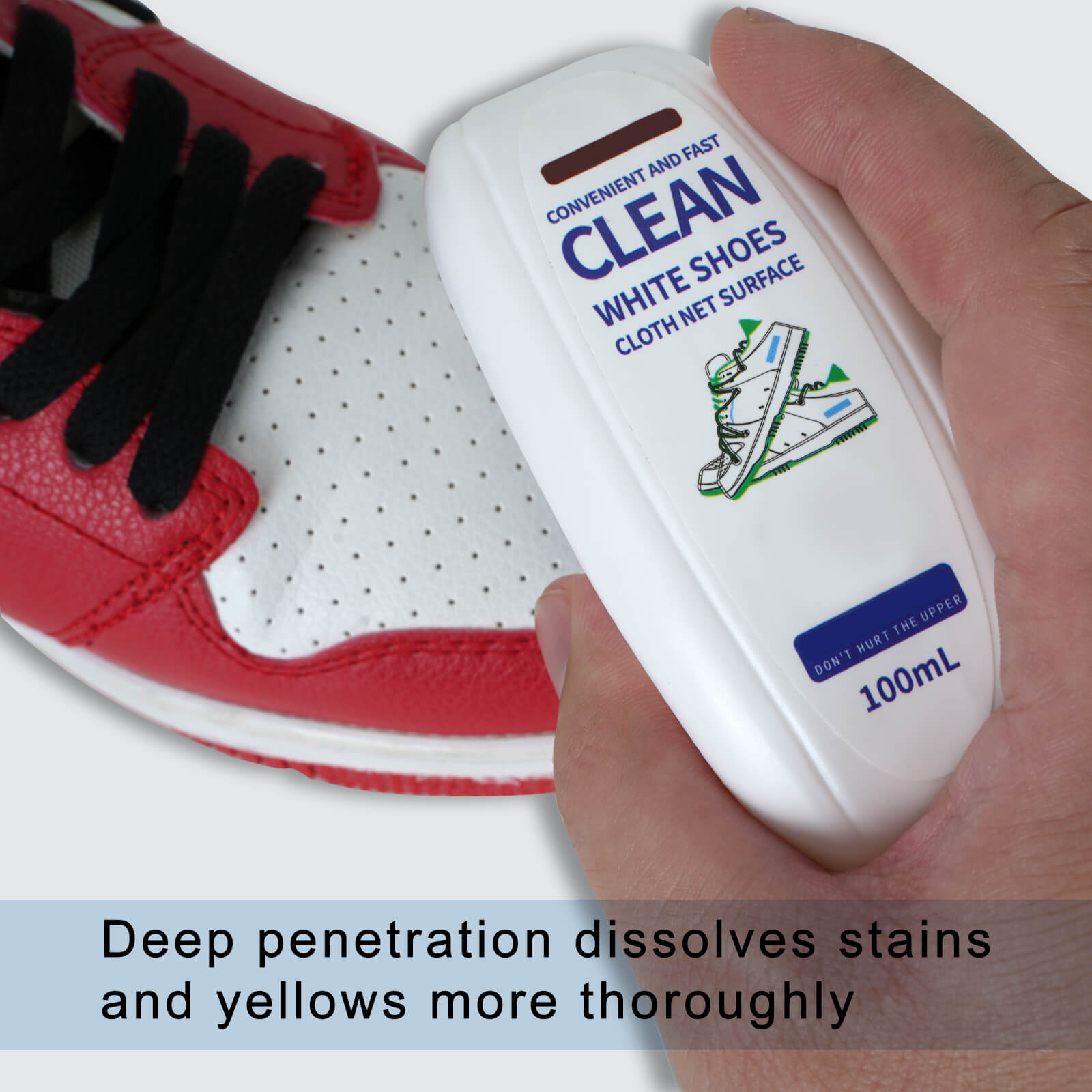 OEM Multifunctional Shoes Cleaning Brush with Liquid Soap Wholesale 5