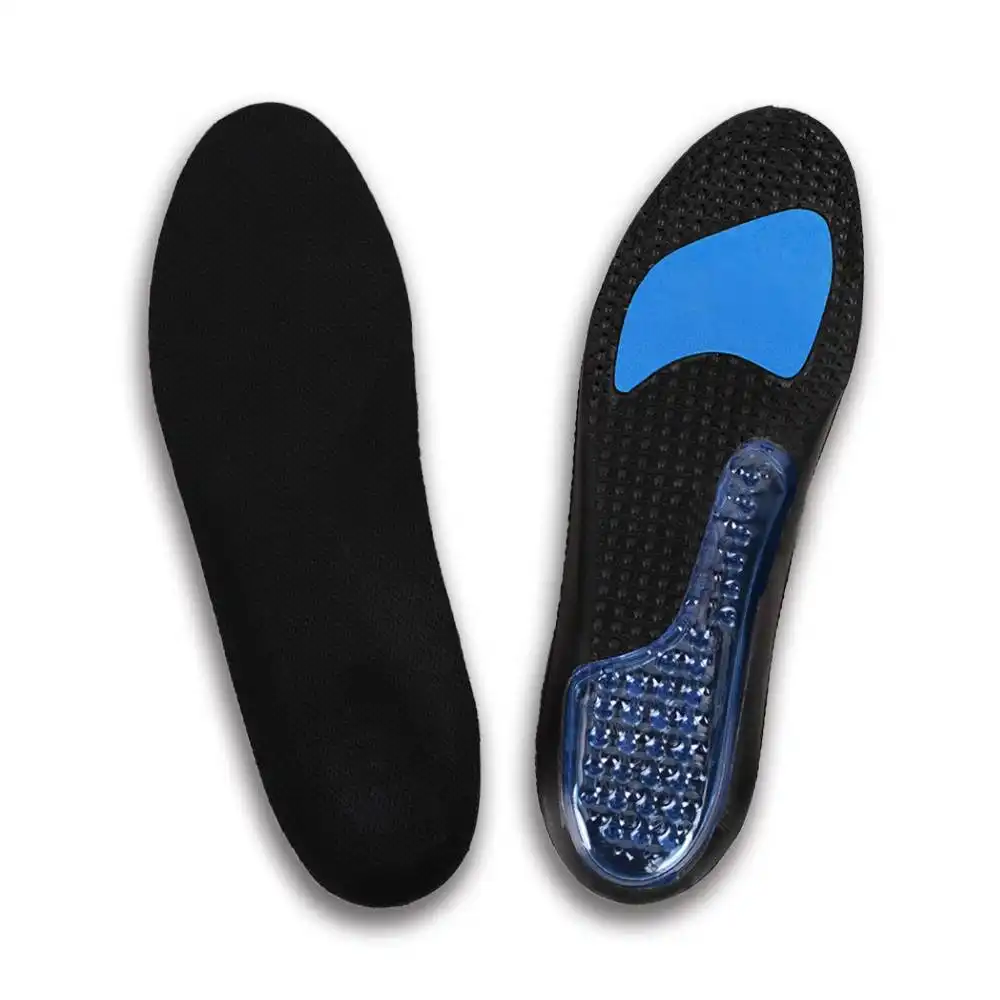 Custom Breathable High Elastic Cushioning Shoe Inserts Shock Absorbing Sole PU Running Sport Insoles 1