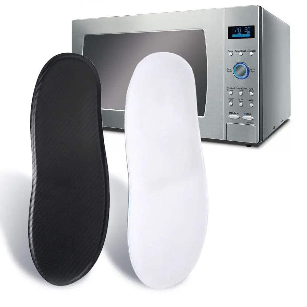 Oven Thermoplastic Inserts Heat Moldable Arch Support Orthopedic Eva Insoles Custom Orthotics 1