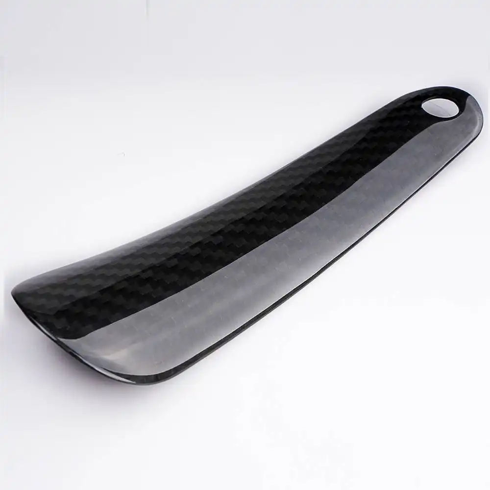 Premium Carbon Fiber Long Short Handles Helper Shoe Horn With Custom Logo 1
