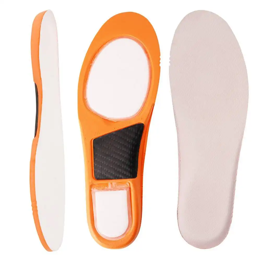 S-King New Athlete Carbon fiber insole Sports Shock Absorption Football Sports & Comfort Foot Insole For Shoes 1