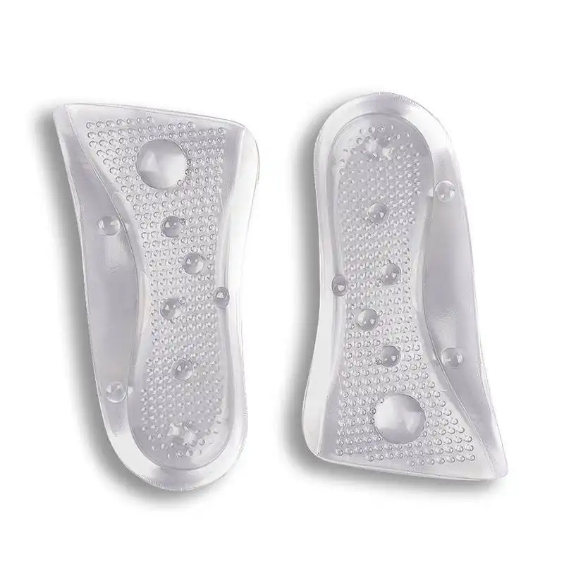 Hot Selling Anti-slip Soft Pu Cushion Shock Absorbing 3/4 Length Insoles Heel Pad 1