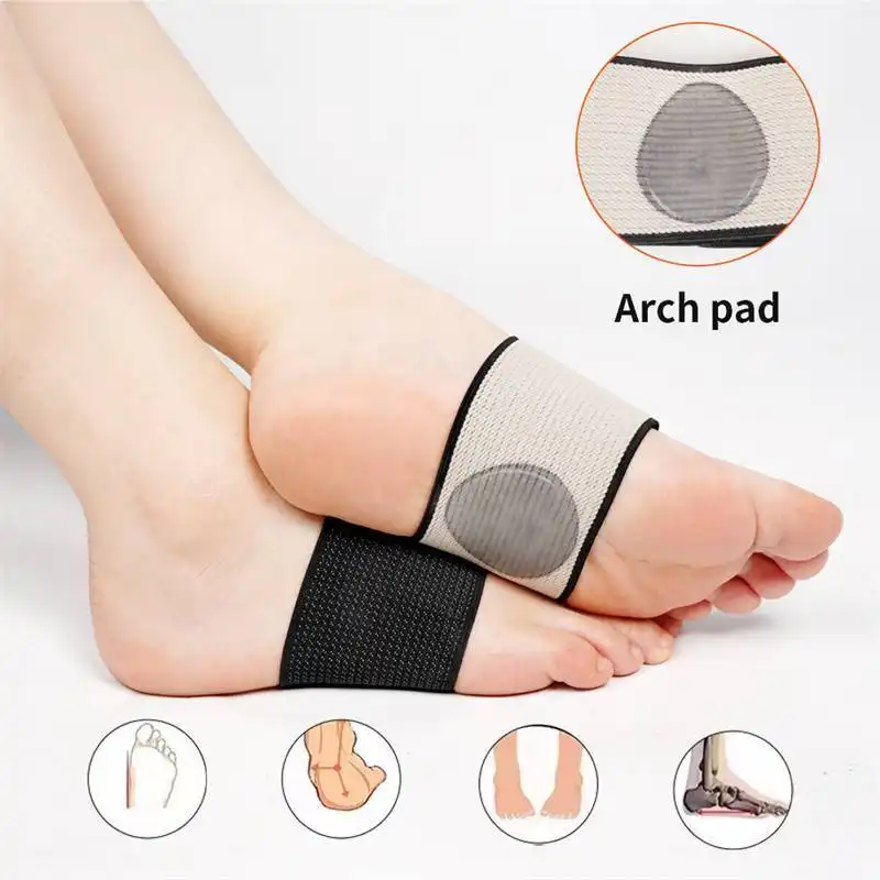 High Quality WELLNESS Metatarsal Compression Arch Support Sleeve - Cushioned Gel Foot Sleeves - Flat Feet, Plantar Fasciitis, Foot Pain Relief, Heel Spurs Wholesale-S-King 1