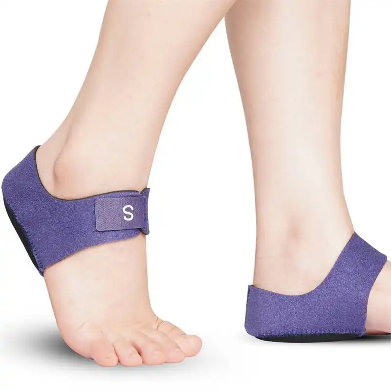 New Design Foot Care Heel Protection Shock Absorption Gel Adjustable Heel Warmer Soft Breathable Heel Pad 1