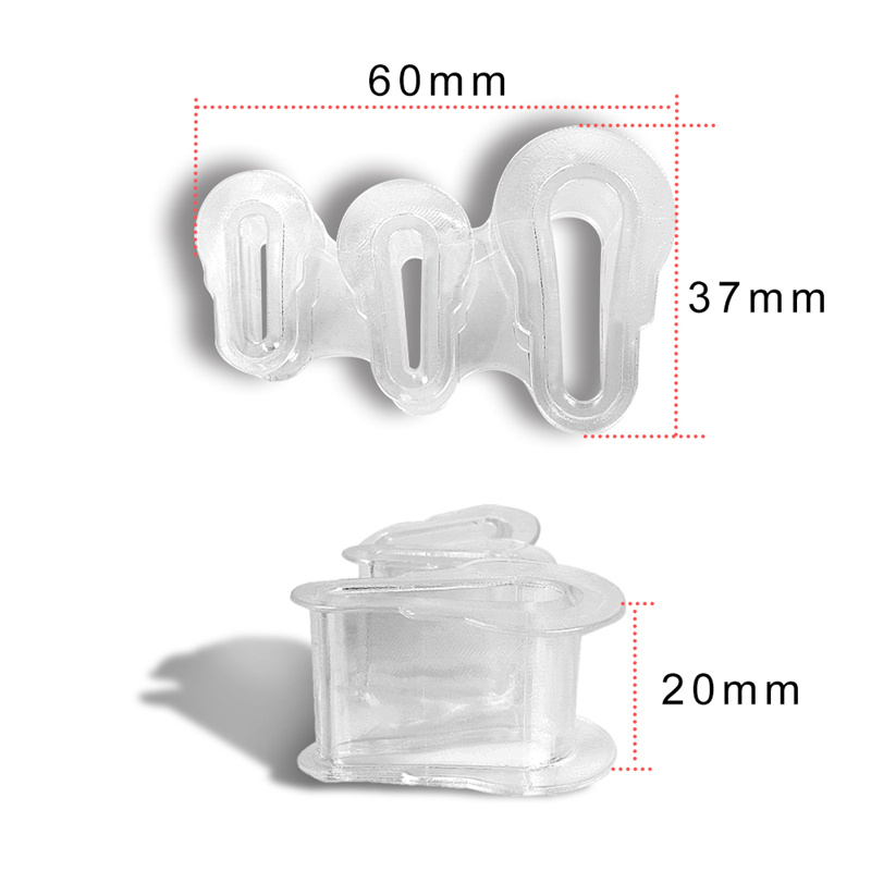 Best Quality Three-hole a-shaped toe splitter hallux valgus toe-heavy one-toe splitter transparent shear foot orthosis Oem-S-King 6