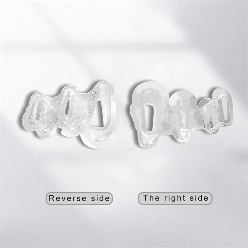 Best Quality Three-hole a-shaped toe splitter hallux valgus toe-heavy one-toe splitter transparent shear foot orthosis Oem-S-King 5