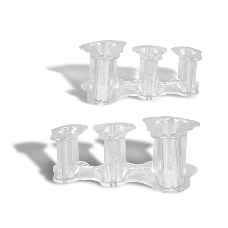 Best Quality Three-hole a-shaped toe splitter hallux valgus toe-heavy one-toe splitter transparent shear foot orthosis Oem-S-King 7