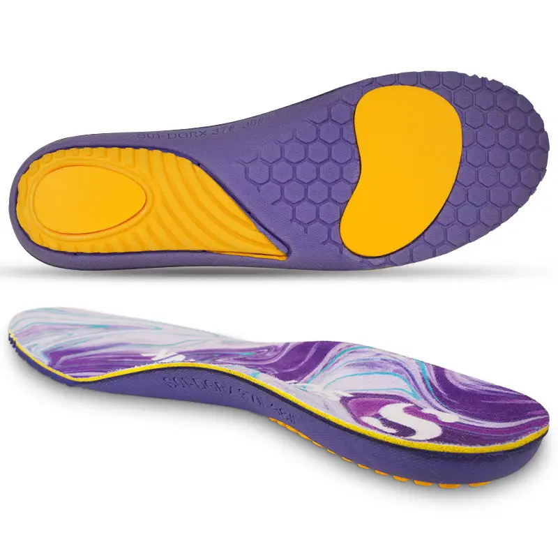 S-King Pu Insole Arch Support Sport Shock Orthotic Insole Custom Printing Foam Orthopedic Insoles For Flat Feet 1
