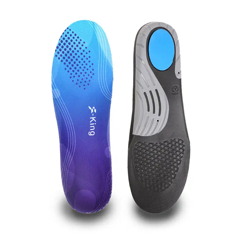 New Athlete Cycling Sport Comfort Eva 3cm High Arch Support Custom Shoe Insoles Flat Feet Orthotic Insoles1 1