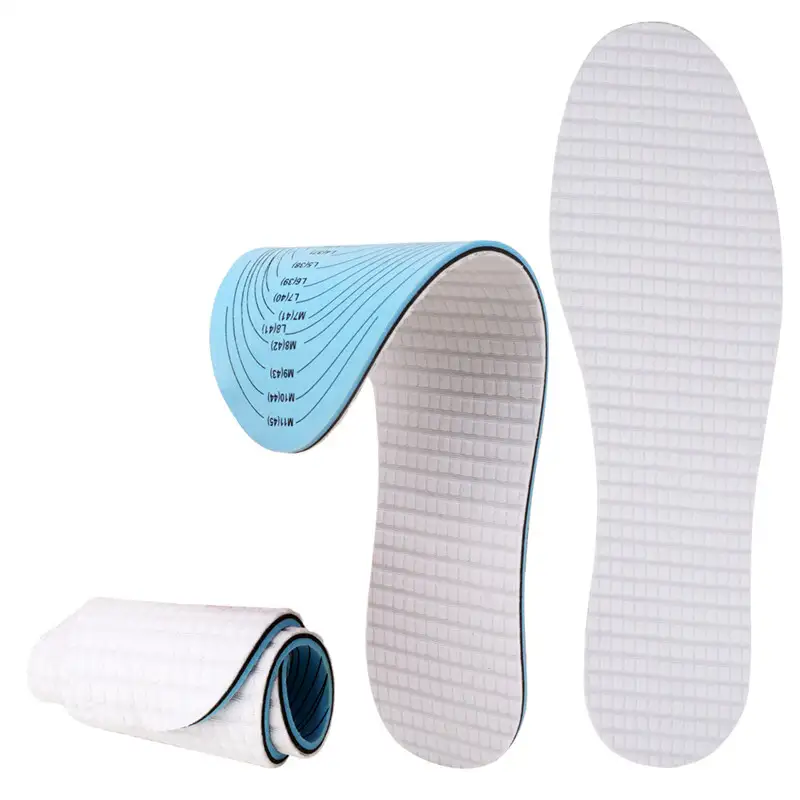 Elastic Breathable Shock Absorption Latex Insoles for Men & Women Soft Comfort Shoe Insoles 1