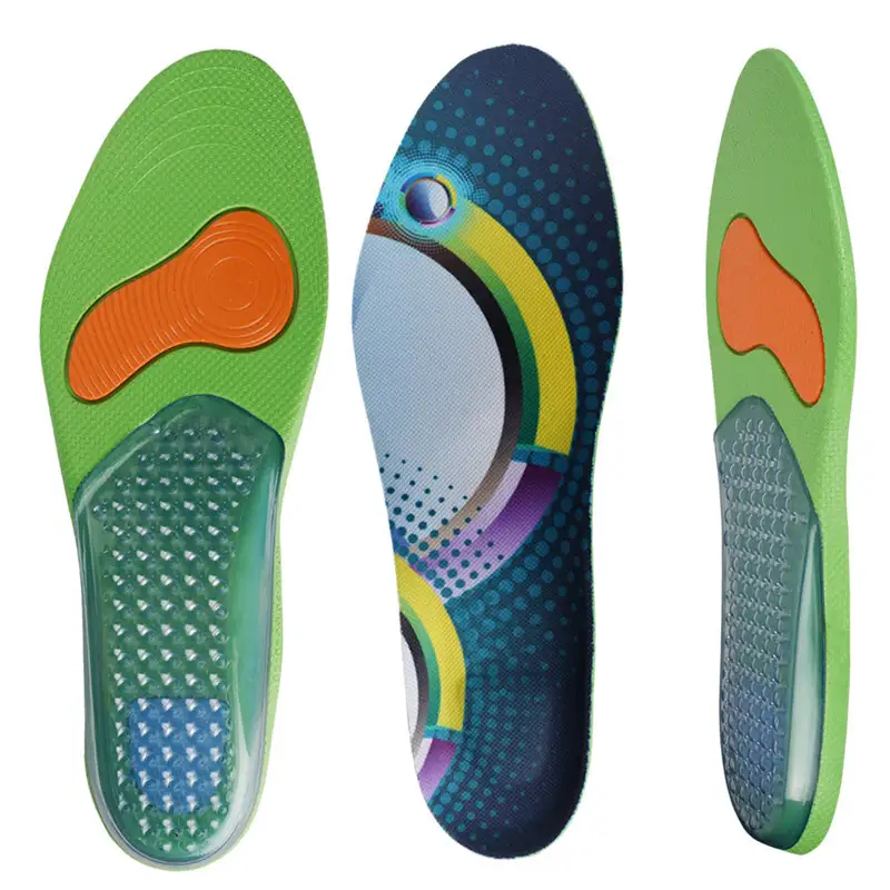 PU Cushion Sports Insoles Shock Absorption Anti-Slip Silicone Sports & Comfort Insoles 1