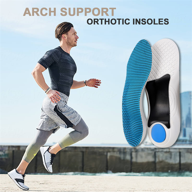 3/4 Length High Arch Support Insoles Orthotics Inserts for Flat Feet Plantar Fasciitis Relief Heel Pad Shoe Insole for Women/Men 4