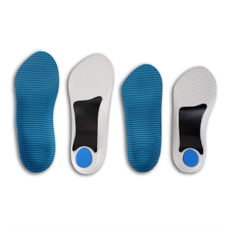 3/4 Length High Arch Support Insoles Orthotics Inserts for Flat Feet Plantar Fasciitis Relief Heel Pad Shoe Insole for Women/Men 3