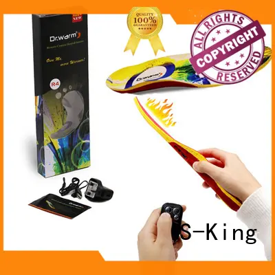 battery heated insoles heating controlled heated Warranty S-King 1
