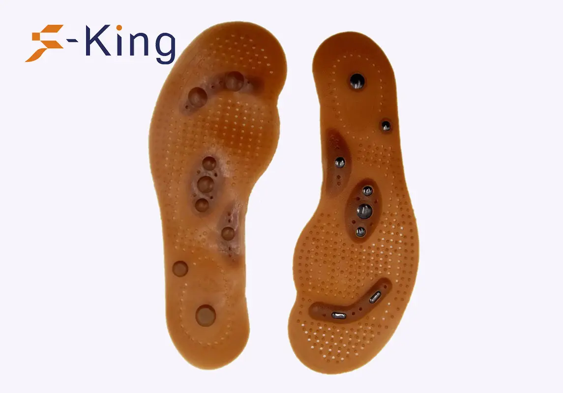 Quality S-King Brand magnetic insoles for shoes acupuncture relief 6
