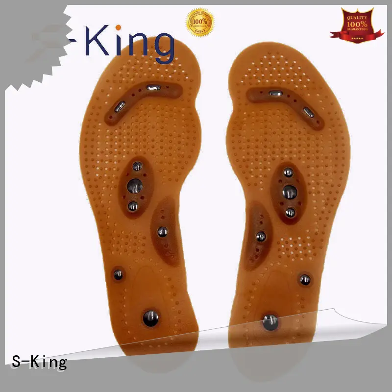 Quality S-King Brand magnetic insoles for shoes acupuncture relief 1
