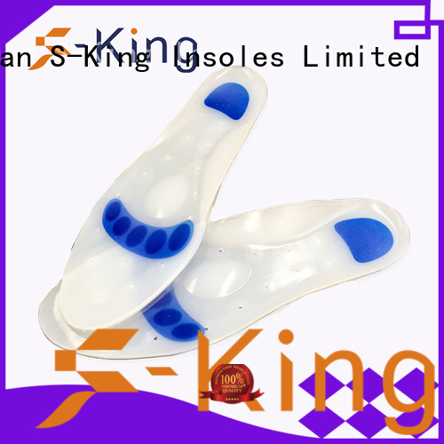 unisex insoles support OEM silicone foot pads S-King 1