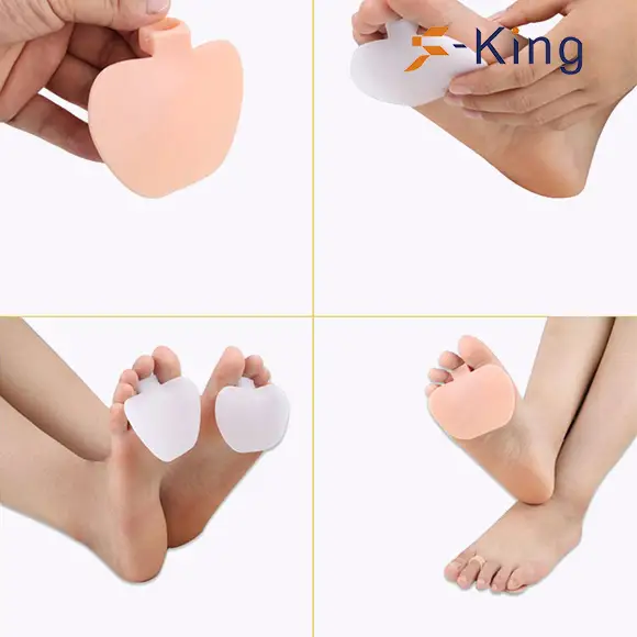 Wholesale medical natracure gel forefoot cushions S-King Brand 6