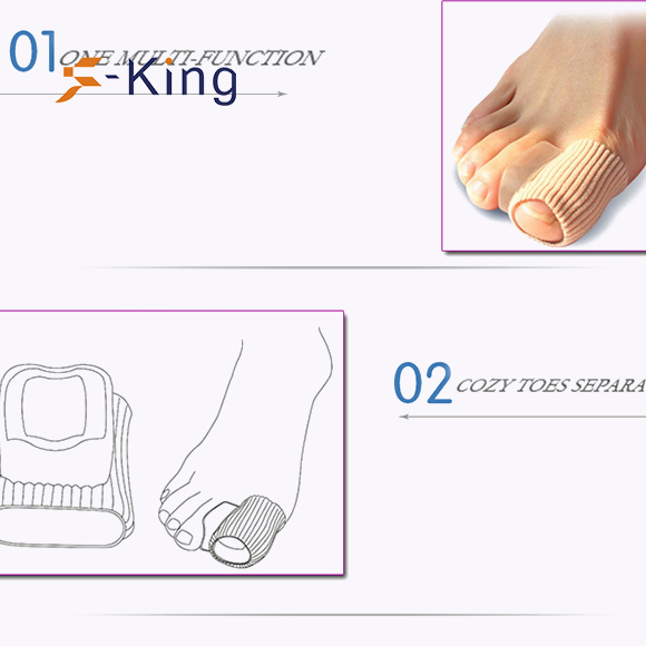 bunion soft gel toe spacers separator S-King company 3