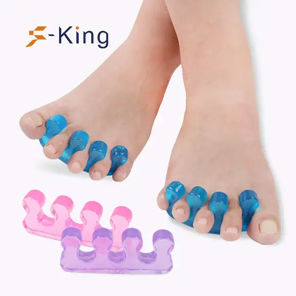 gel toe separators for bunions silicone corn S-King Brand gel toe spacers 5