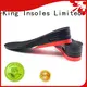 shoes shoe height insoles invisible S-King company 1
