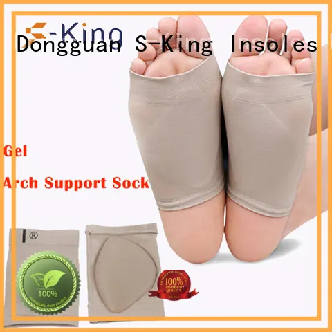 plantar silicone foot S-King Brand arch support socks supplier 1