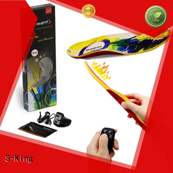 S-King Brand warmer smartphone battery heated insoles battery 1