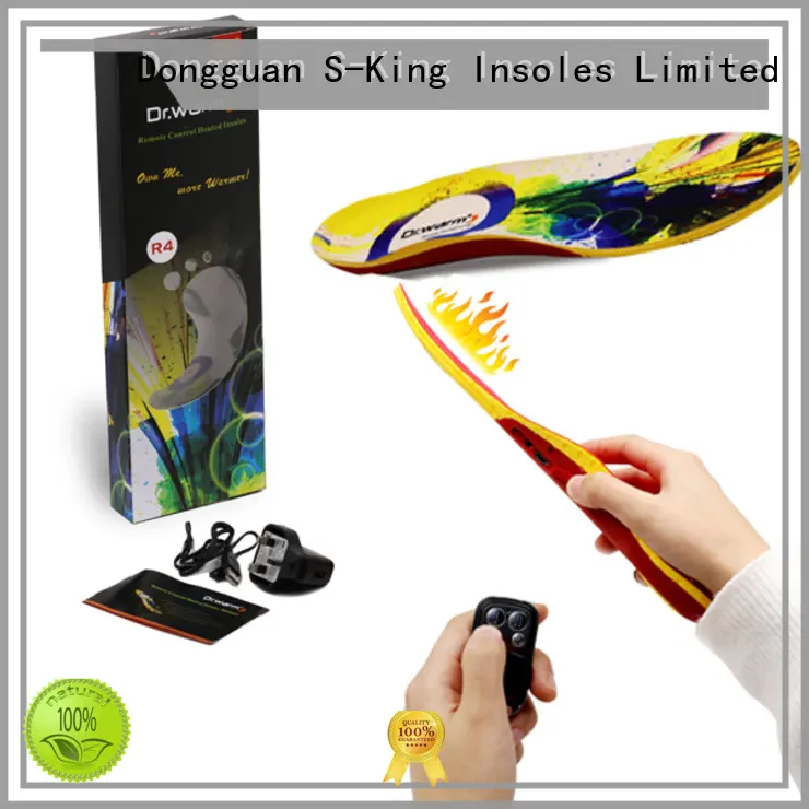 Wholesale foot battery heated insoles heated S-King Brand 1