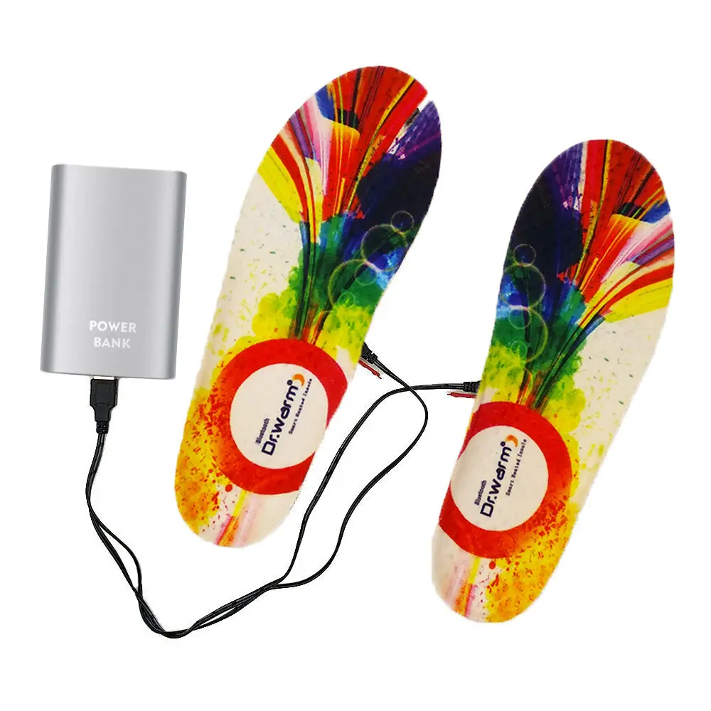 battery heated insoles winter insoles controlled Warranty S-King 4