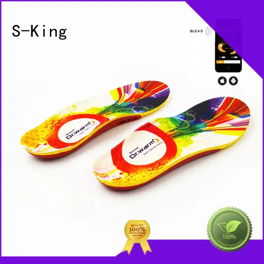 battery heated insoles winter insoles controlled Warranty S-King 1